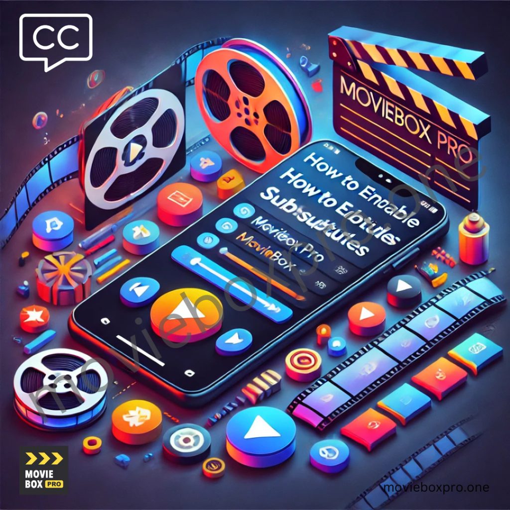 enable subtitles on moviebox pro
