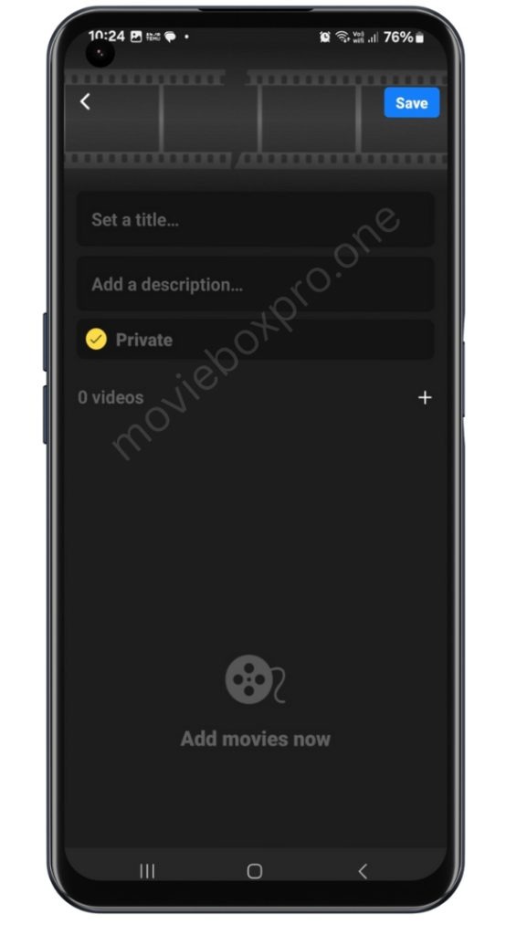 add movielist description